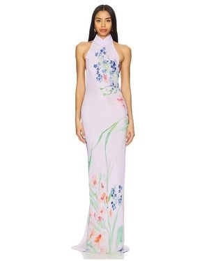 SAU LEE Gillian Dress - White