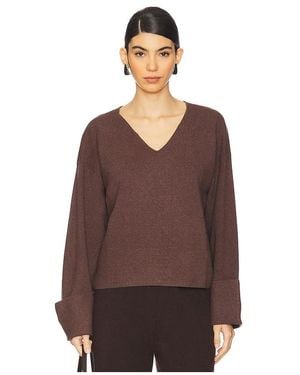 Lovers + Friends Aurelia V Neck - Brown