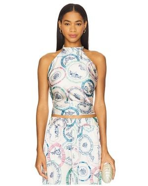 MISA Los Angles Ora Top - Blue