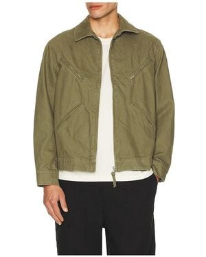 Pop Trading Co. Voll-Reißverschlussjacke - Grün