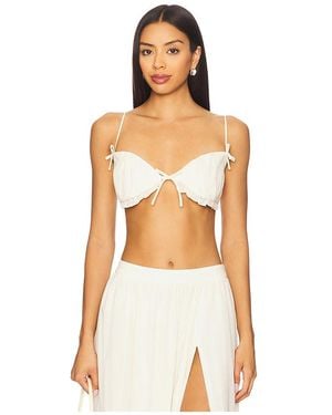 MAJORELLE Lindy トップ - ホワイト