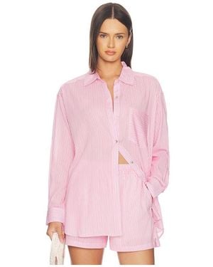 Seafolly Stripe Shirt - Pink