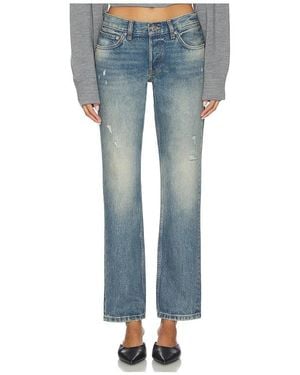 EB DENIM Low Rise Straight Leg - Blue