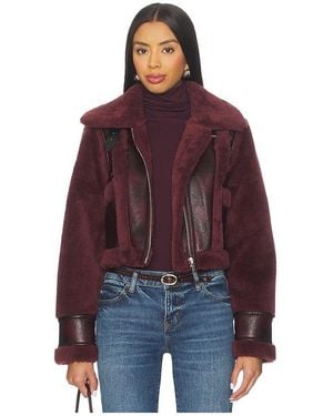 Blank NYC Cropped Jacket - Red