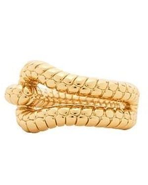 Jennifer Fisher Rope Knot Band Ring - Metallic