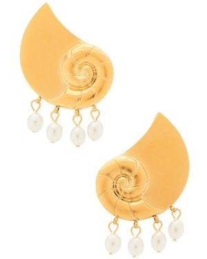 Casa Clara Statement-Ohrringe Nami - Mettallic