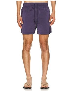 Frescobol Carioca Salvador Elasticated Swim Shorts - Blue