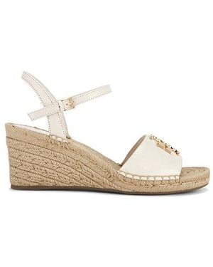 Tory Burch Eleanor Wedge Espadrille - White