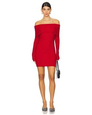 Frankie's Bikinis Midnight Knit Mini Dress - Red