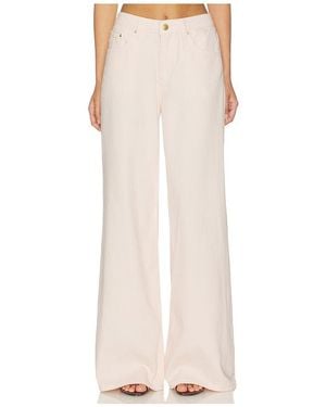 DL1961 Dl Aura Alex Low Rise Baggy Wide Leg Jeans - White