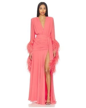 Bronx and Banco Geisha Maxi Dress - Red