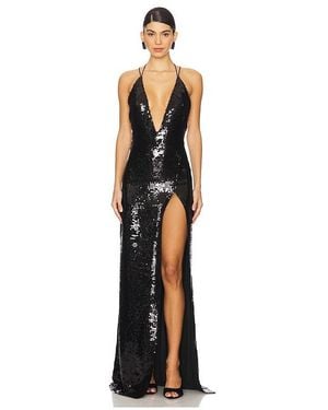 SAU LEE Onyx Gown - Black