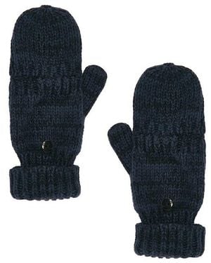 Free People Marl It Pop Top Gloves - Blue