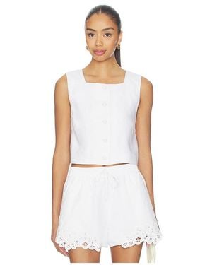 Posse Rio Top En Talla (También En M, S, Xs) - Blanco