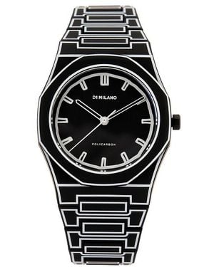 D1 Milano Sketch Polycarbon Watch - Black