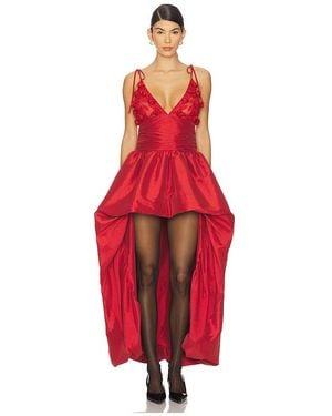 For Love & Lemons Kleid Esmeralda - Rot