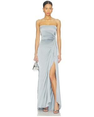 A.L.C. Vestido Largo Layla En Color Bebe Azul Talla (También En 2, 4, 6, 8) - Blanco