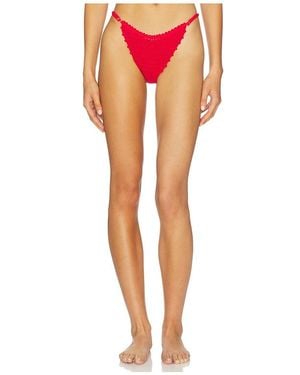 CAPITTANA Rose Bikini Bottom - Red