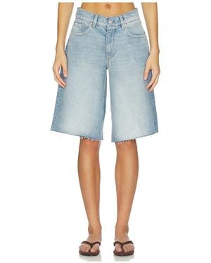 DL1961 Abby Low Rise Relaxed Denim Short - Blue