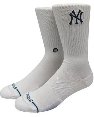 Stance New York Yankees Crest Socks - Grey