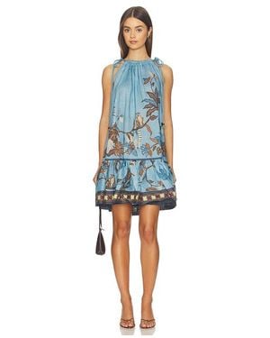 ALÉMAIS Georgie Mini Dress - Blue