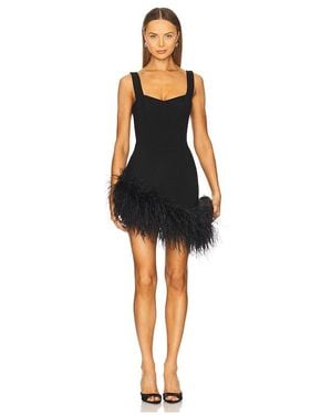 Santa Brands Swan Mini Dress - Black