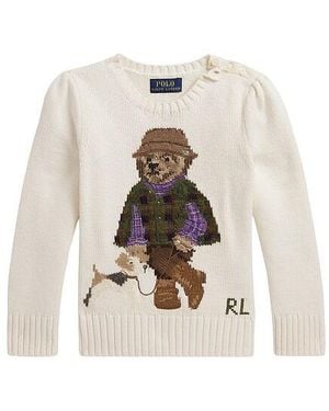 Polo Ralph Lauren Strick Crew Neck - Natur