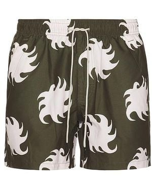 Oas Badeshorts Pine Ember - Schwarz