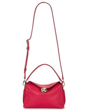 Flattered Hanna Mini Top Handle Bag - Red