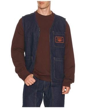 Dickies X Harley Davidson Denim Vest - Blue