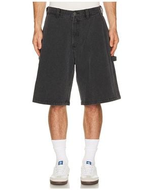 Obey Bigwig Carpenter Denim Shorts - Black