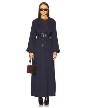 SNDY'S Bodenlanger Trenchcoat Victoria - Blau