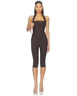 superdown Angelah Bandage Capri Set - Black