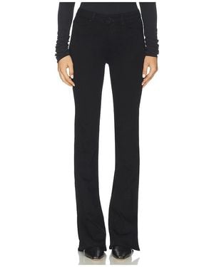 PAIGE High Rise Laurel Canyon Bootcut Jeans - Black
