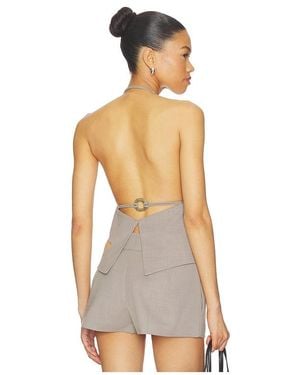 SIR. Solene Halter Top - White