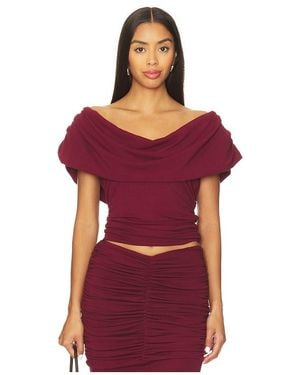 Line & Dot Mazzy Knit Top - Red