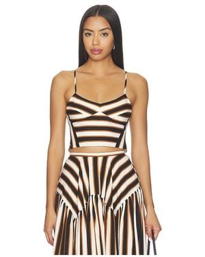 Amanda Uprichard Spencer Top - Black