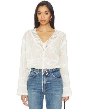 Free People Bluse Sweet Love - Blau