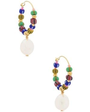 Anni Lu Magic Moments Hoop Earrings - Blue