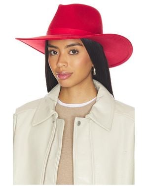 Brixton Harper Felt Hat - Red