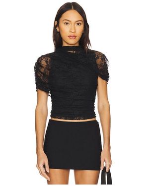 Amanda Uprichard Evianna Top - Black