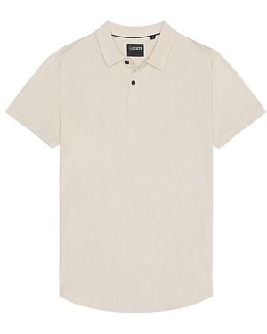 Cuts Short Sleeve Polo - White