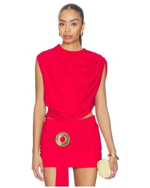 Cult Gaia Celene Top - Red