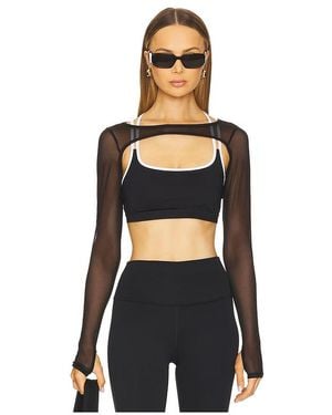 Heroine Sport Clear Shrug - Black
