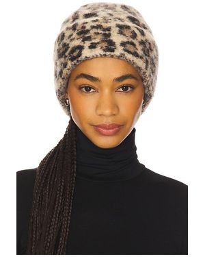 Hat Attack Beanie Leopard - Schwarz