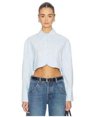 ALL THE WAYS Tara Button Up Top - White