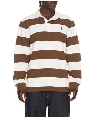 Polo Ralph Lauren Long Sleeve Iconic Rugby Stripe Polo - Multicolour