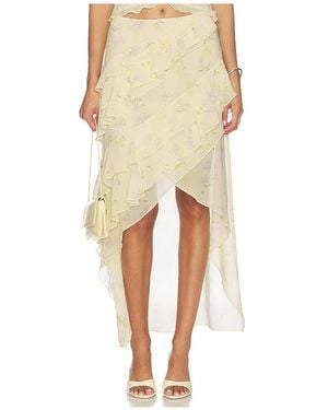 Tularosa Falda Cecilia En Color Amarillo Limon Talla (También En Xxs, Xs, S, M, Xl) - Neutro