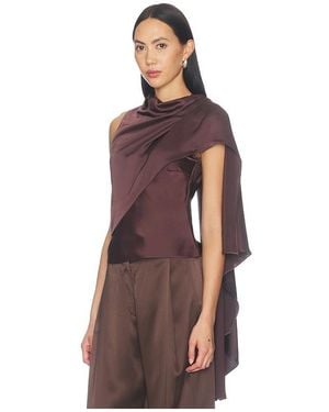 Amanda Uprichard Artemis Top - Purple