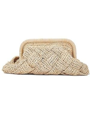 BTB Los Angeles Gigi Framed Clutch - Natural